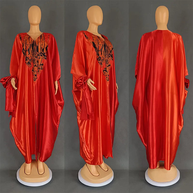 Heritage-Print Patchwork Abaya
