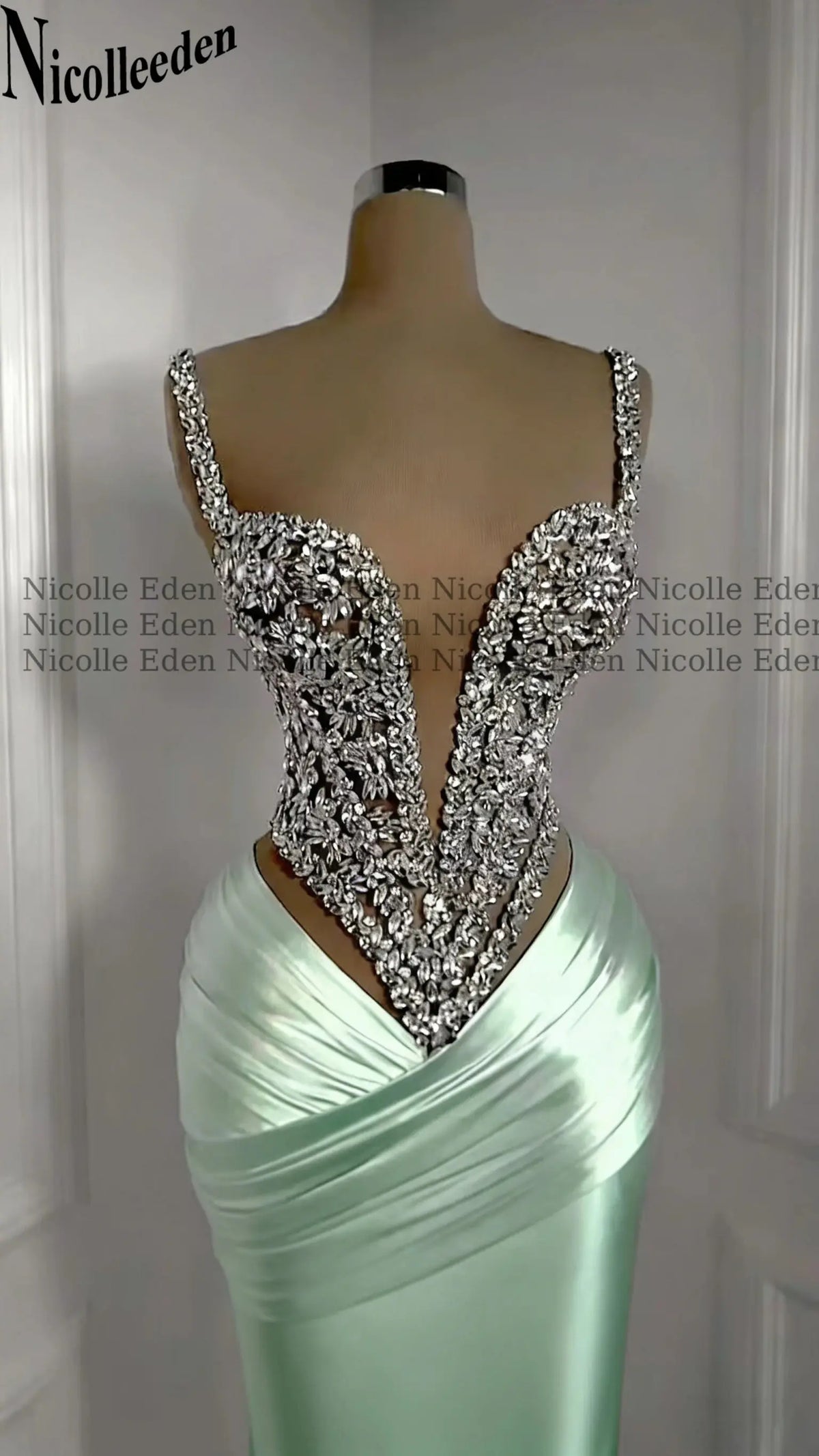 Rhinestone Gala Gown: Feel the Radiance