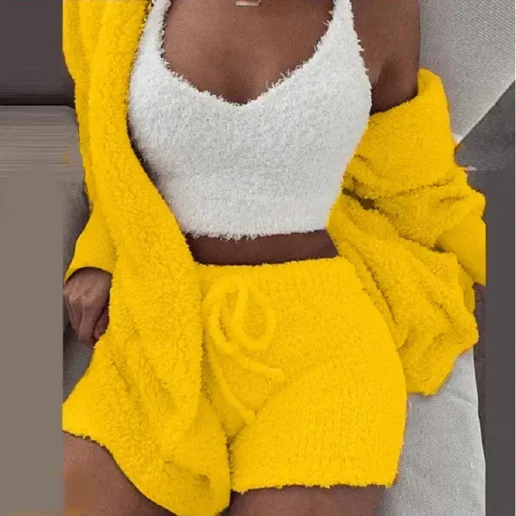 Plush Two-Piece Pajama Set