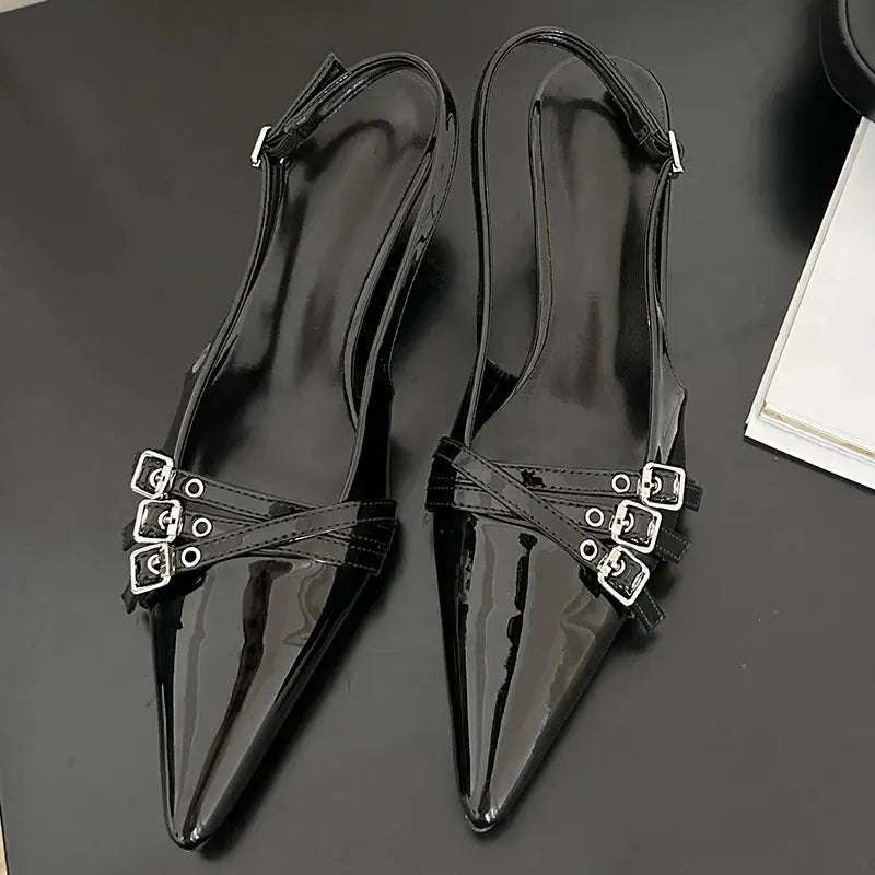 The Nocturne Pointed-Toe Evening Sandals