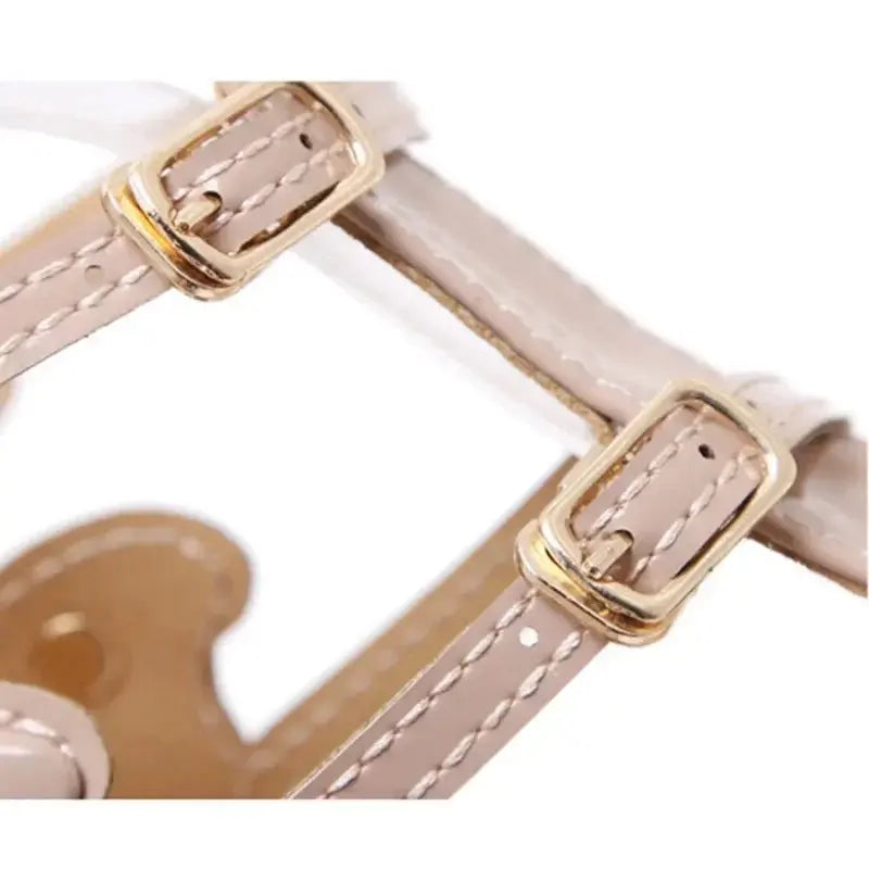 Gold Wing-Detail Stiletto Sandals