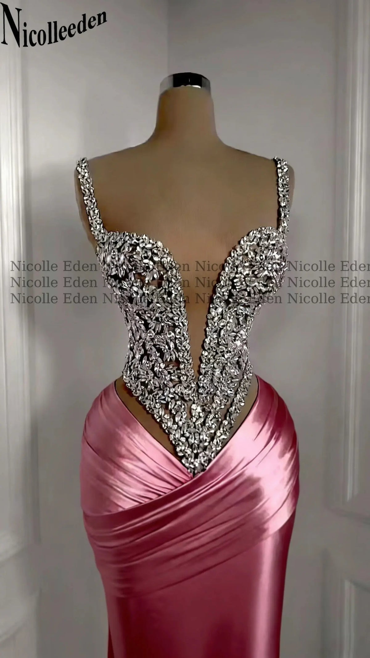 Rhinestone Gala Gown: Feel the Radiance