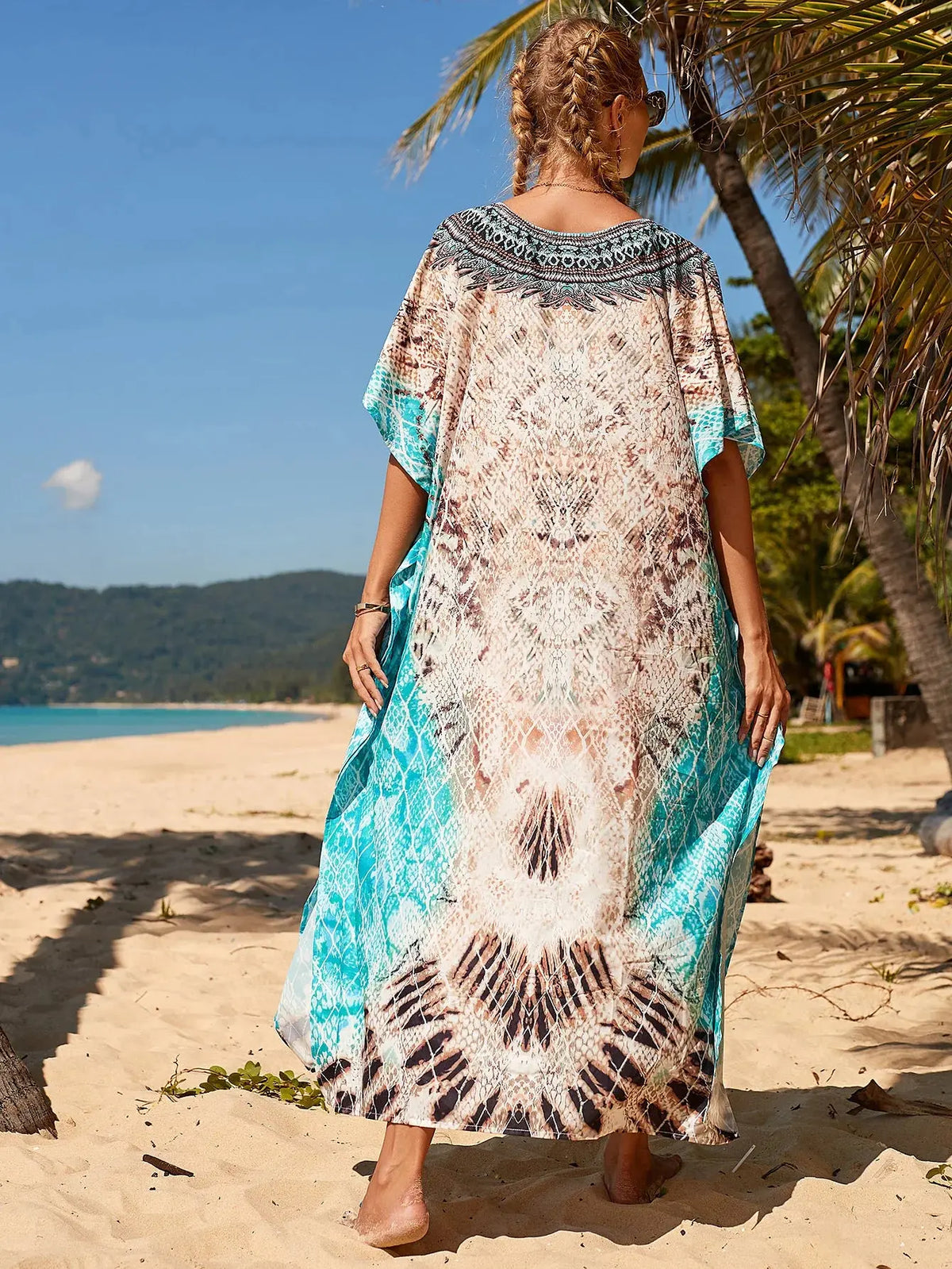 Breeze Whisper V-Neck Kaftan