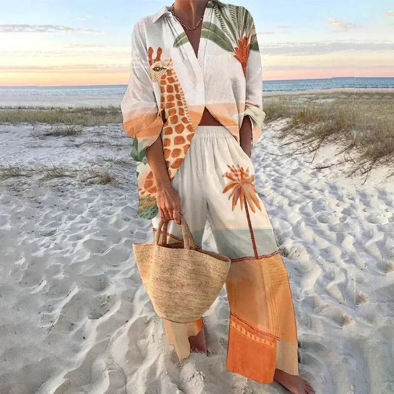 Seaside Escape: Breezy Two-Piece Set
