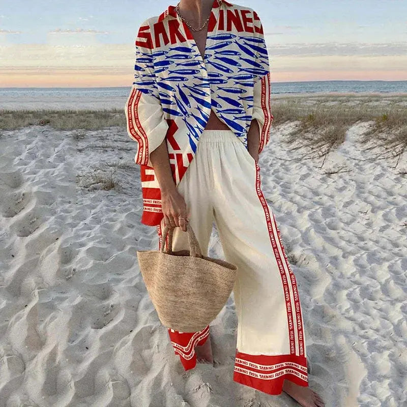 Seaside Escape: Breezy Two-Piece Set