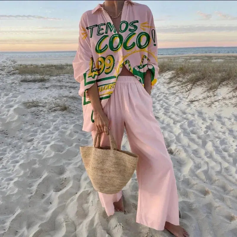 Seaside Escape: Breezy Two-Piece Set