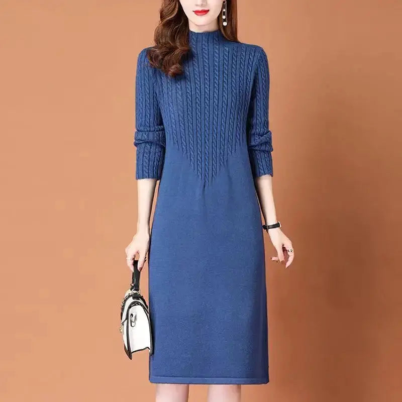 Cozy Elegance Knit Dress