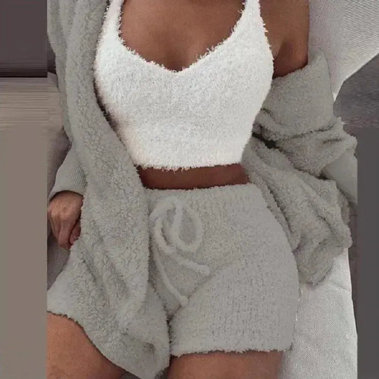 Plush Two-Piece Pajama Set