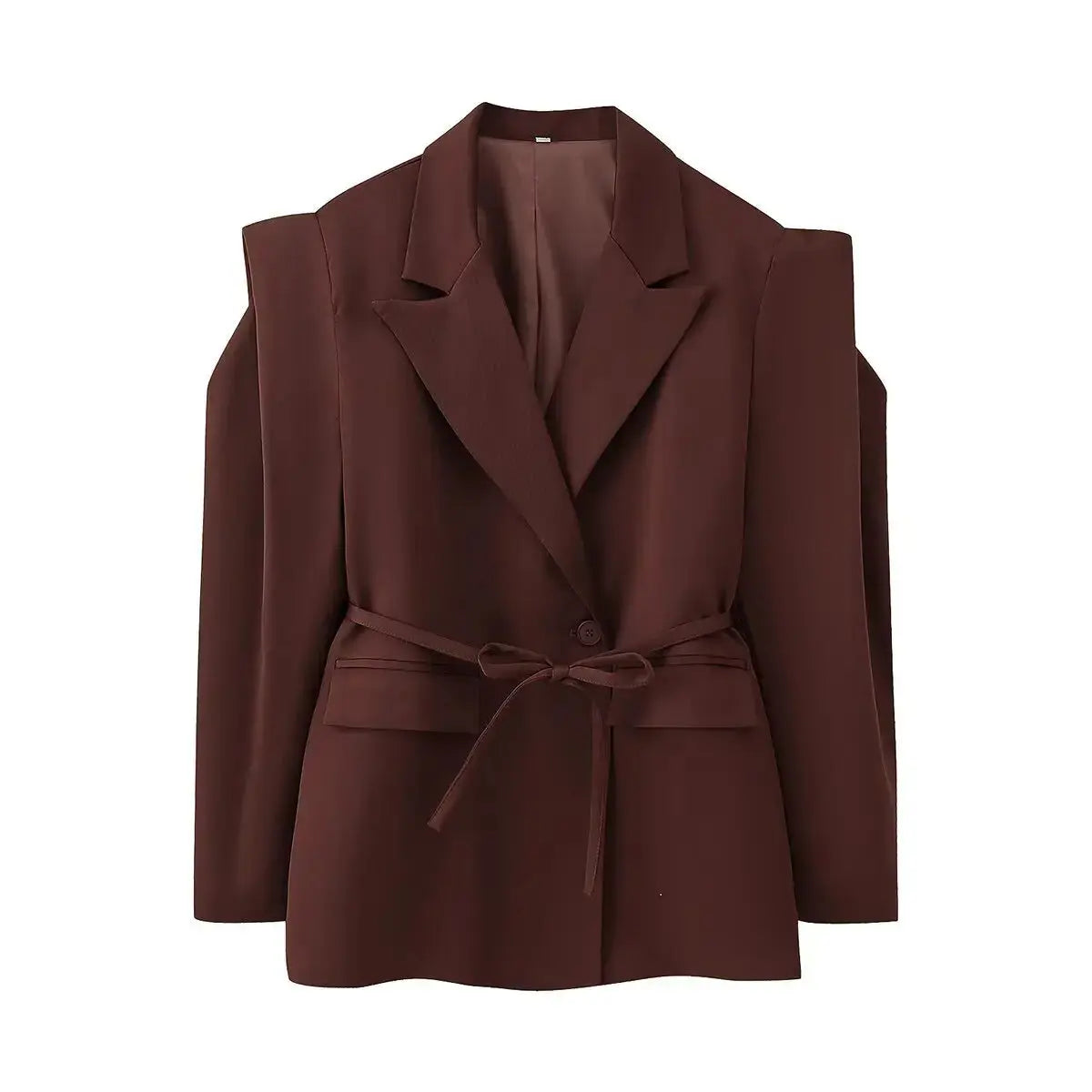 Floral Whisper Belted Jacket