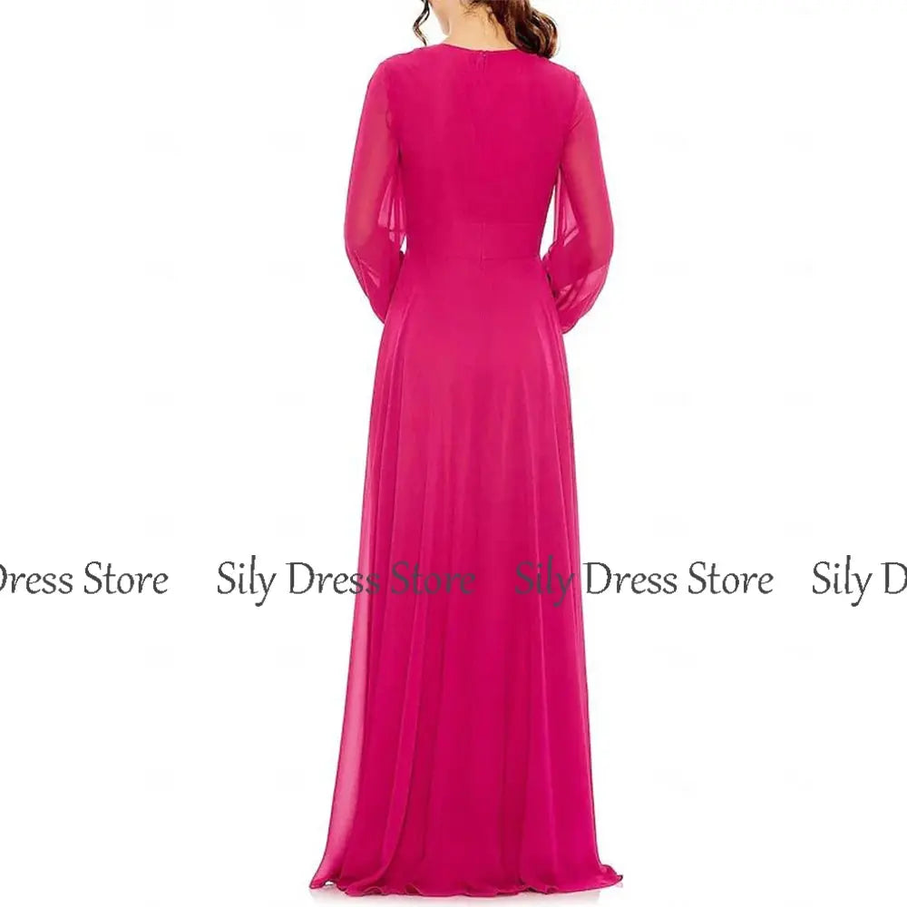 Fuchsia Twilight: A Gown That Defines Grace