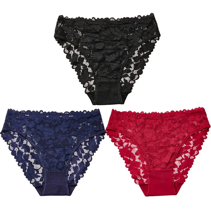High-Waist Lace Briefs: Feel Confident & Comfortable
