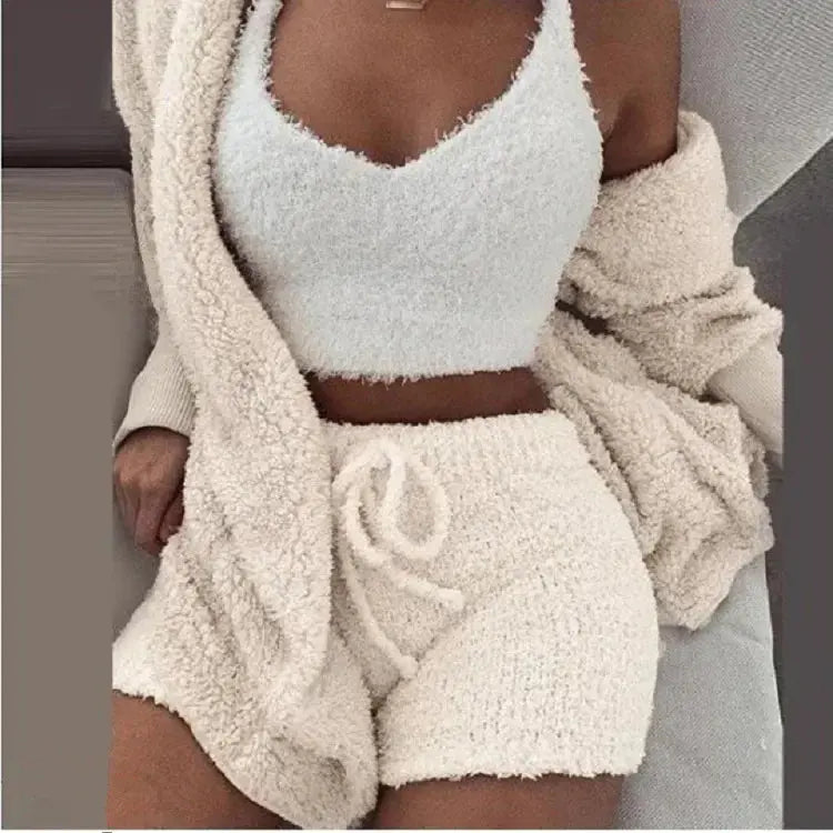Plush Two-Piece Pajama Set