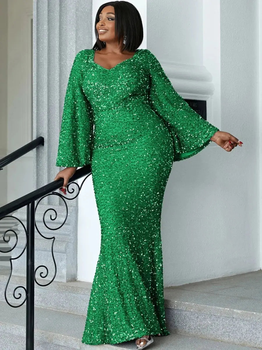 Captivate the Night in a Sequin Mermaid Gown