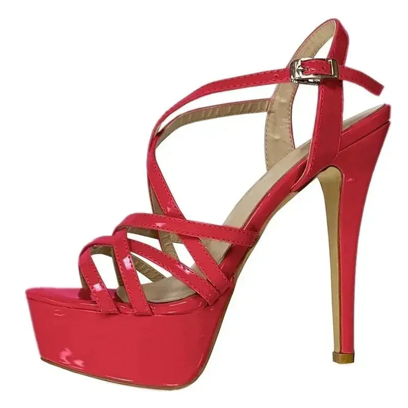 The Serpentine Platform Stiletto Sandal