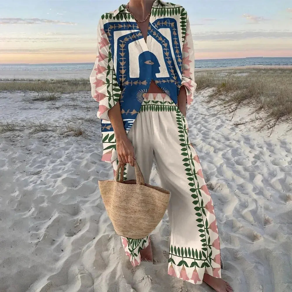 Seaside Escape: Breezy Two-Piece Set