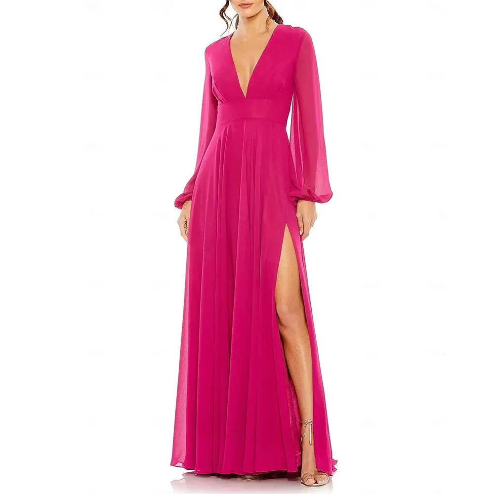 Fuchsia Twilight: A Gown That Defines Grace