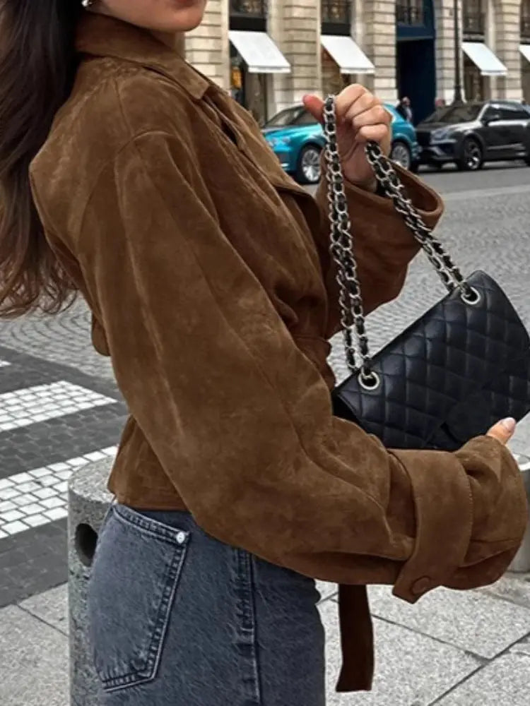Double-Breasted Autumn Jacket