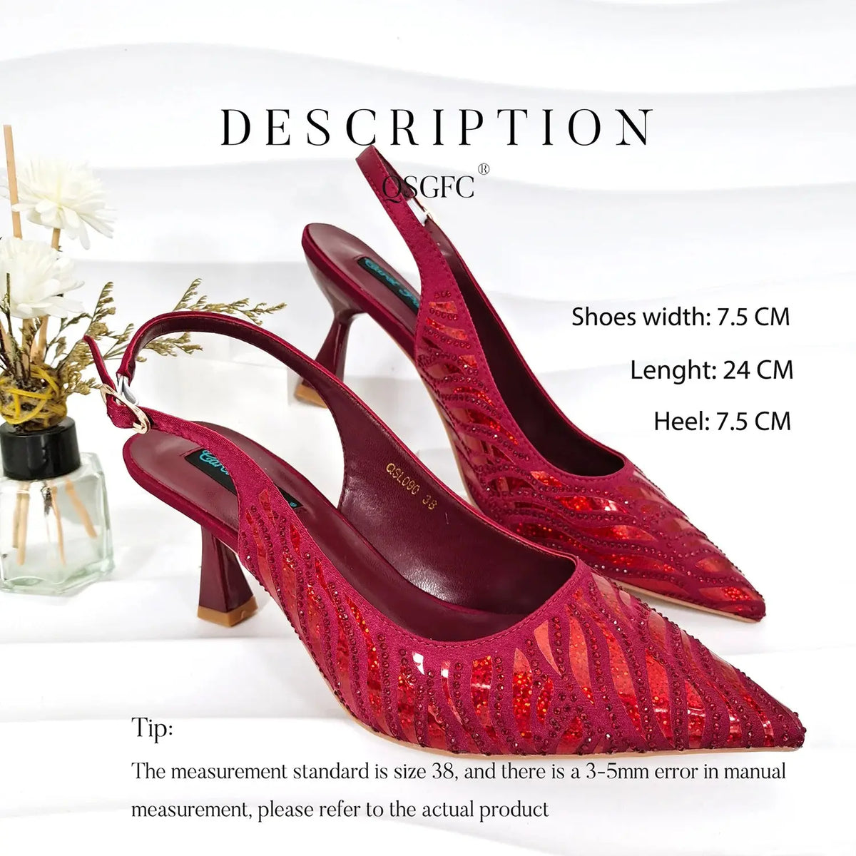 Golden Gala Nights Heels & Clutch Set
