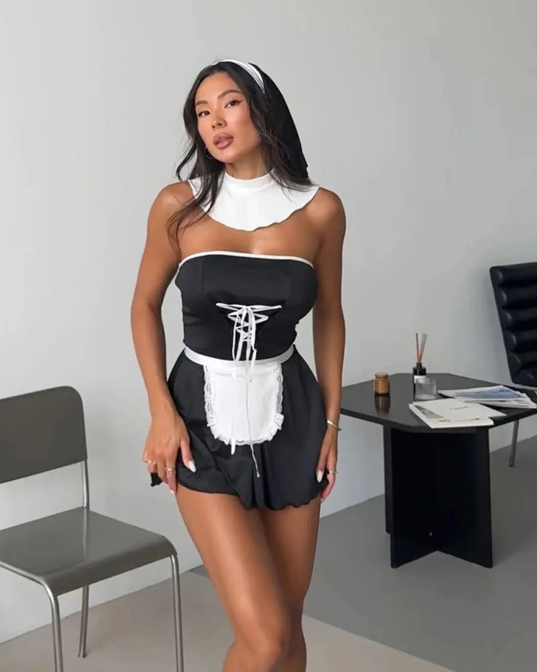 Masquerade Five-Piece Costume Ensemble