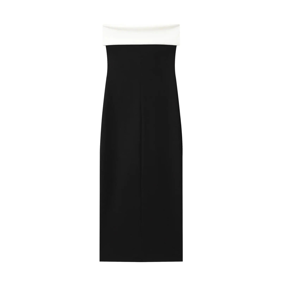 Midnight Allure Backless Corset Midi Dress