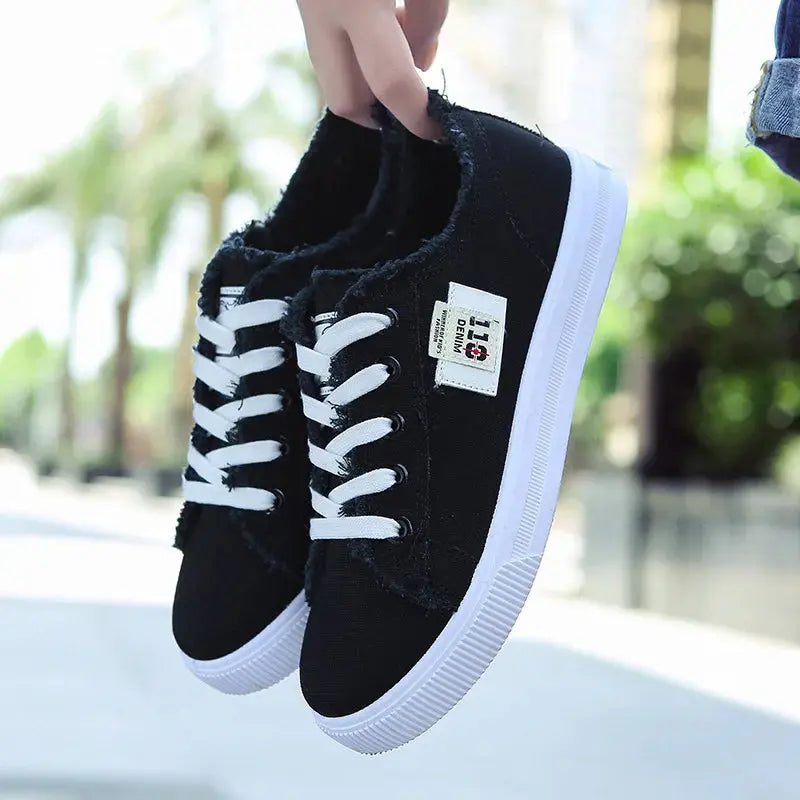 Classic Canvas Lace-Up Sneakers