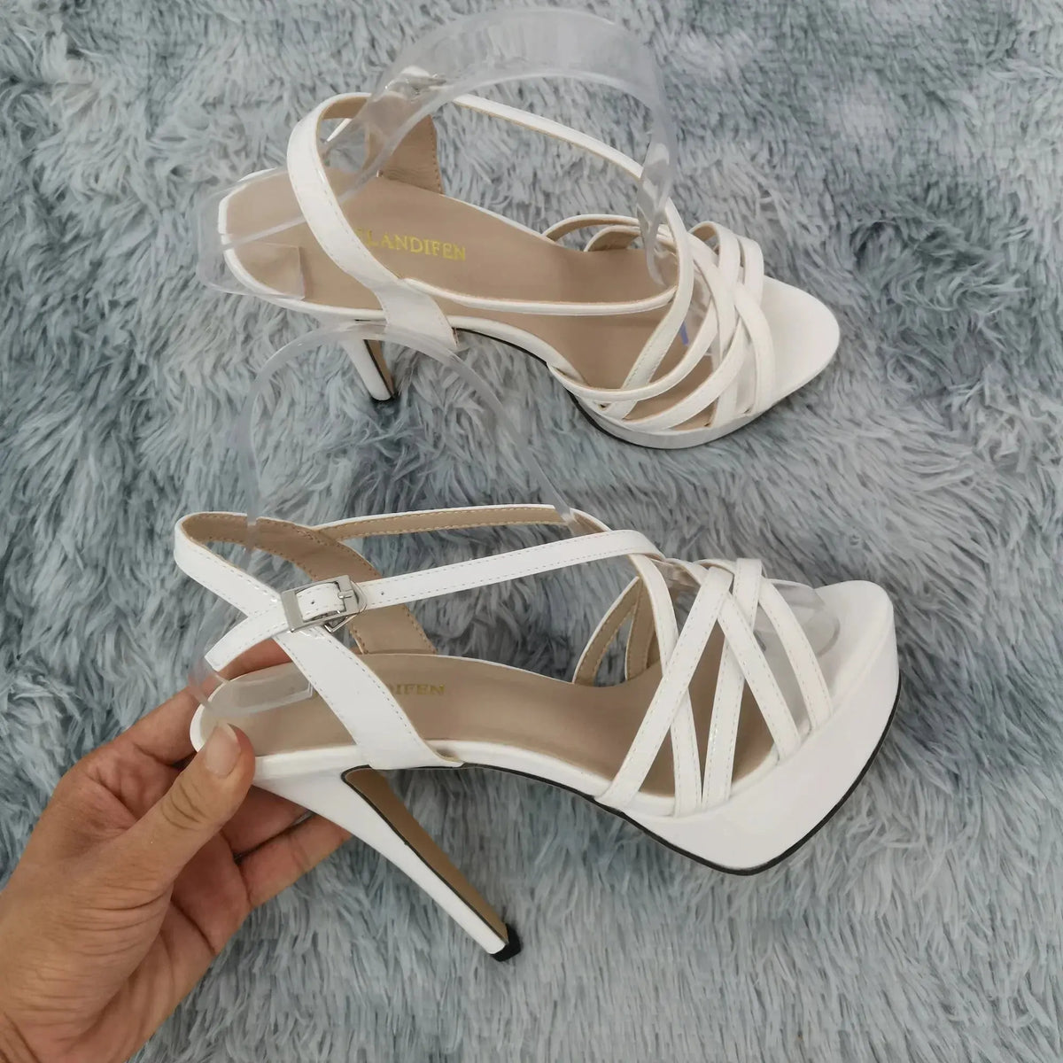 The Serpentine Platform Stiletto Sandal
