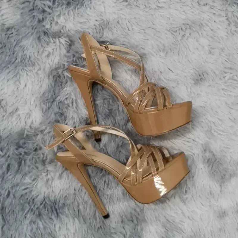 The Serpentine Platform Stiletto Sandal