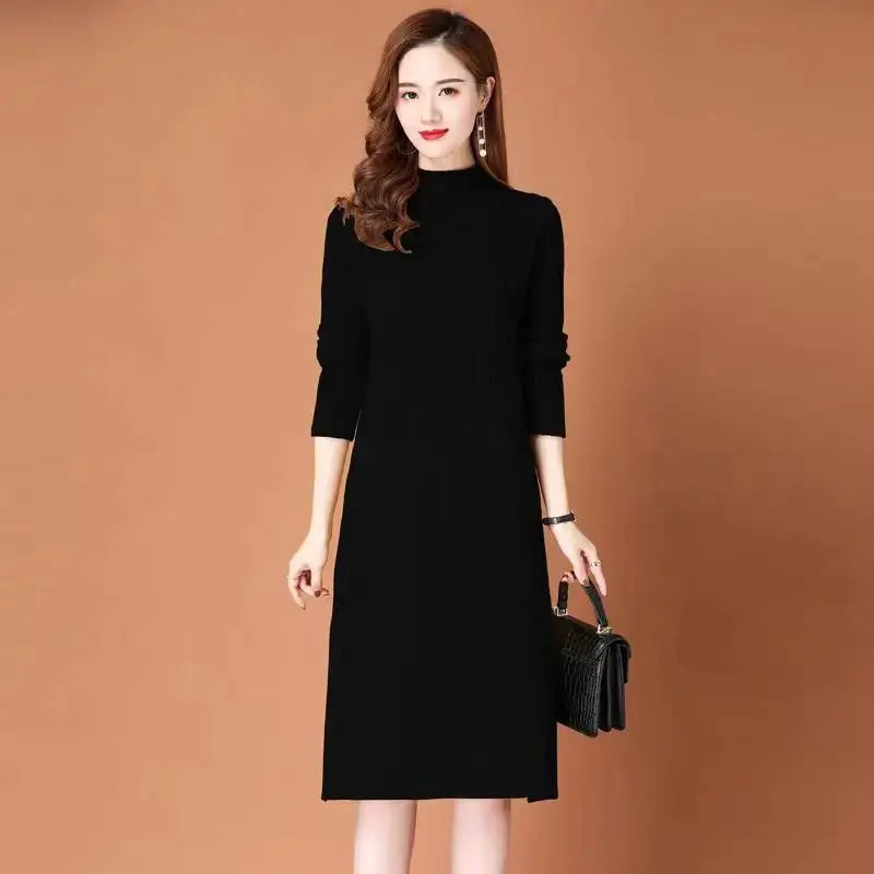 Cozy Elegance Knit Dress