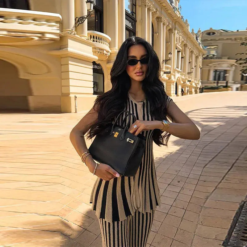 Striped Knit Separates & Set