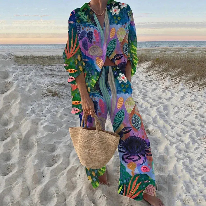 Seaside Escape: Breezy Two-Piece Set