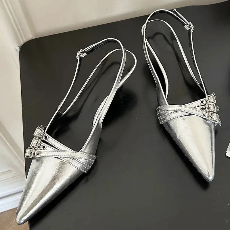 The Nocturne Pointed-Toe Evening Sandals