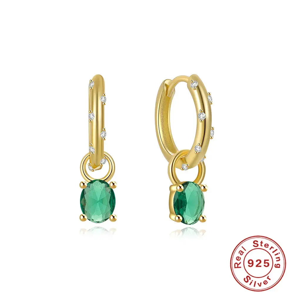 Captivate with Silver Zircon Drop Earrings