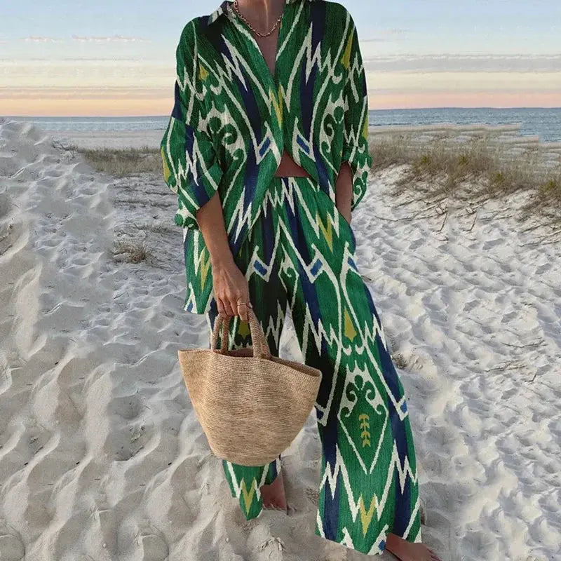 Seaside Escape: Breezy Two-Piece Set