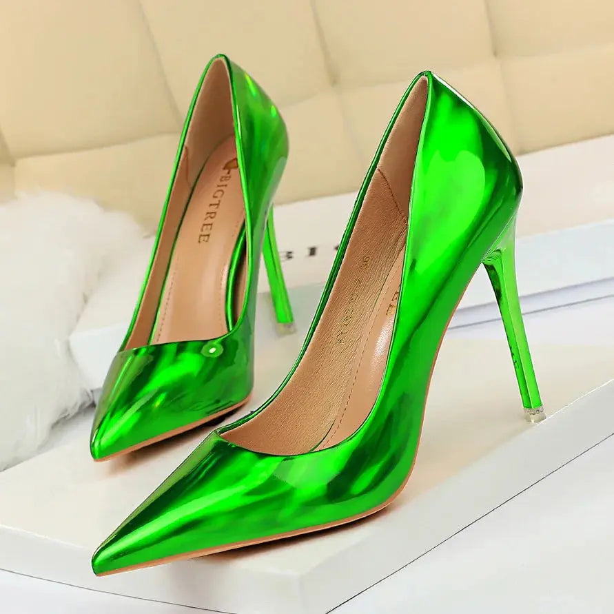 Captivate the Room in Lustrous Stiletto Pumps