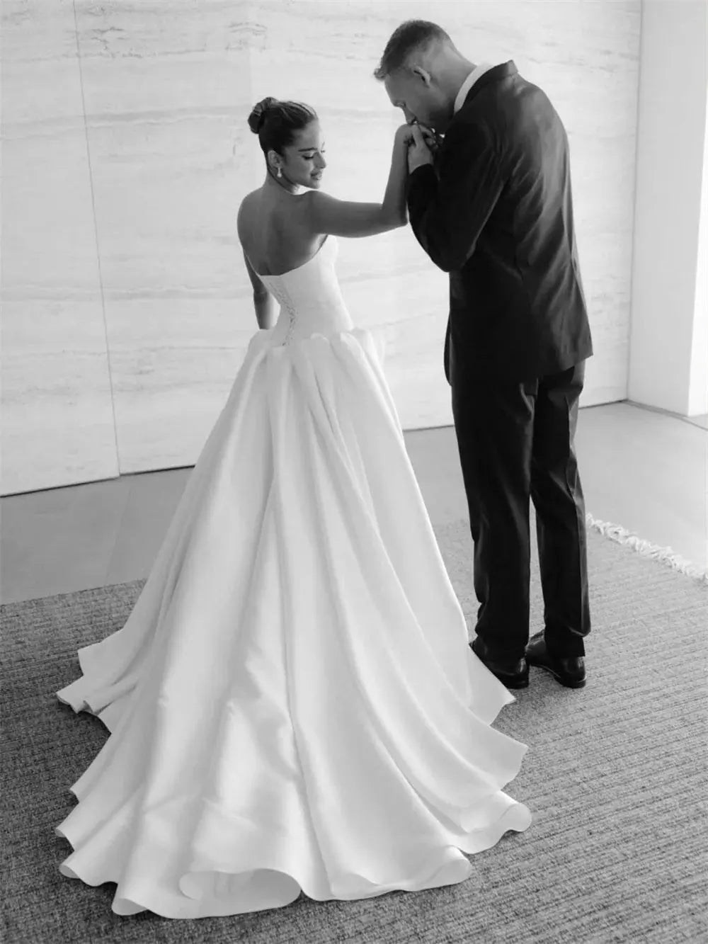 Satin Elegance: Transform Your Walk Down the Aisle