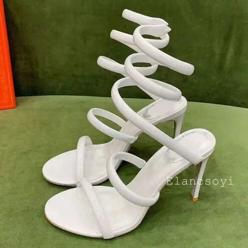 Serpentine Elegance Heels