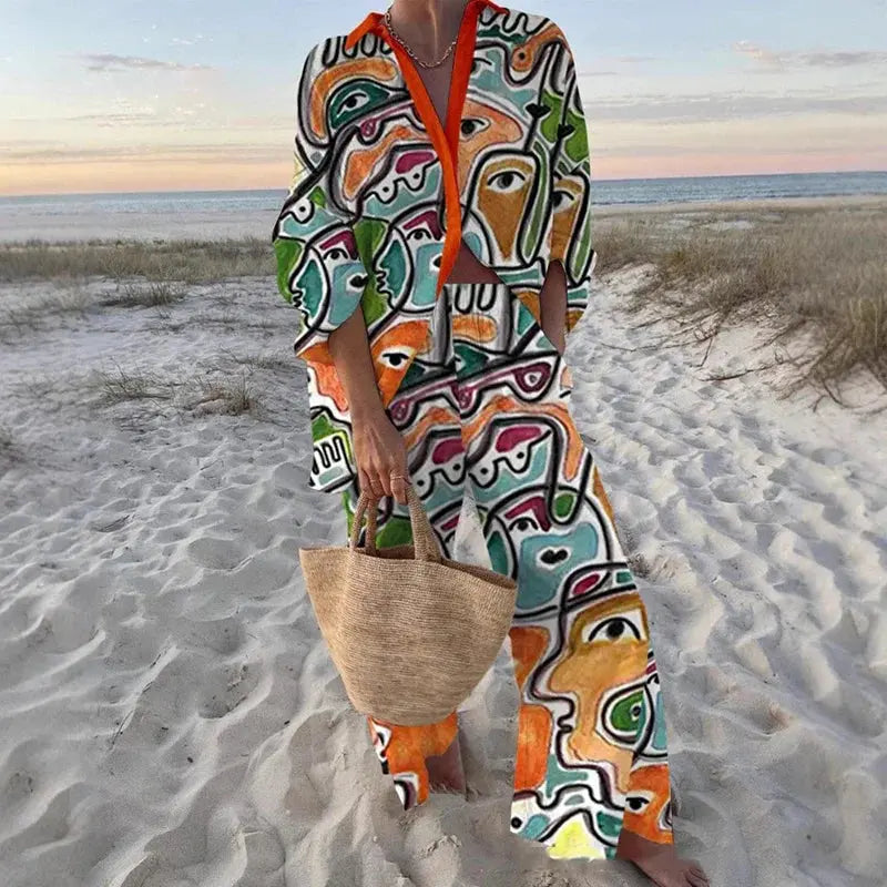 Seaside Escape: Breezy Two-Piece Set
