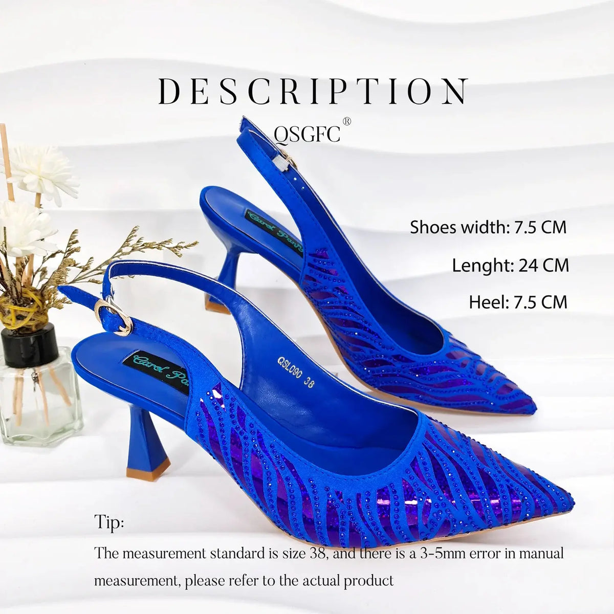 Golden Gala Nights Heels & Clutch Set