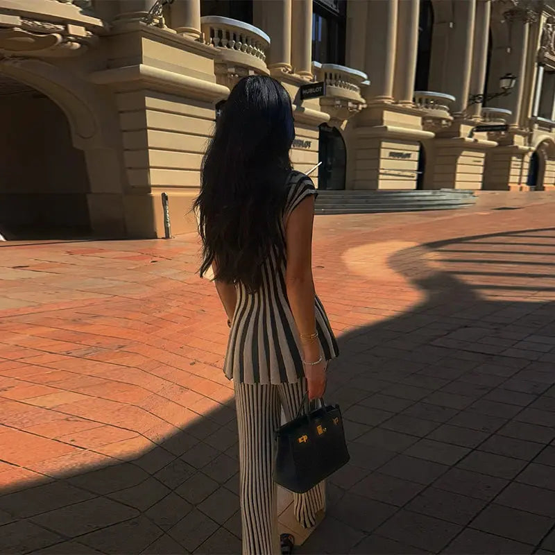 Striped Knit Separates & Set