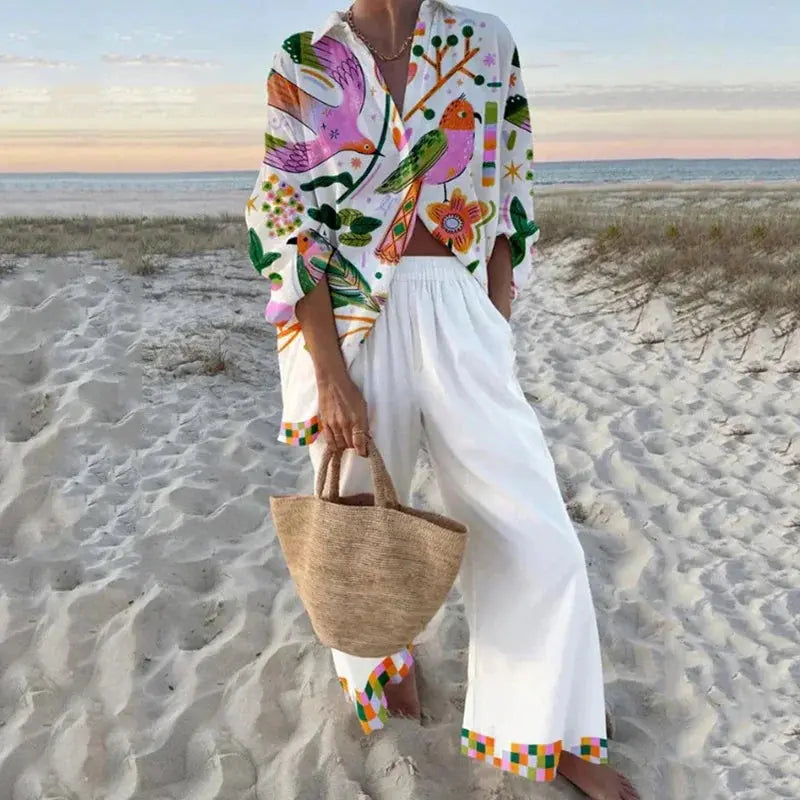 Seaside Escape: Breezy Two-Piece Set