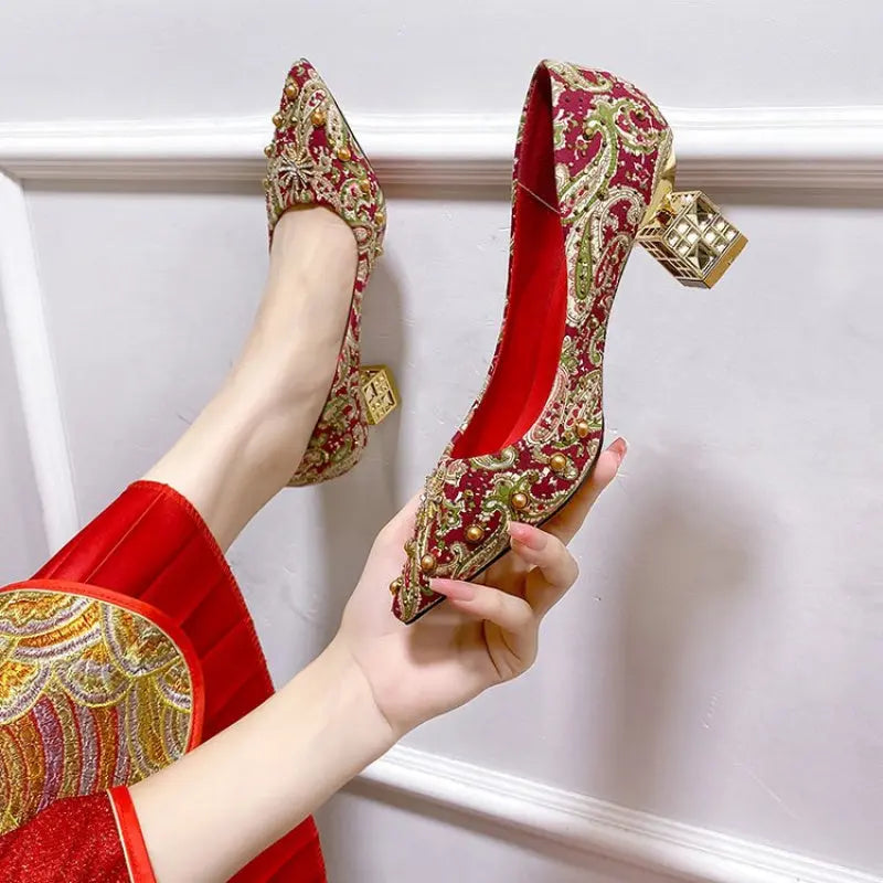 Whisper of Tradition: Bridal Shoes with a Story