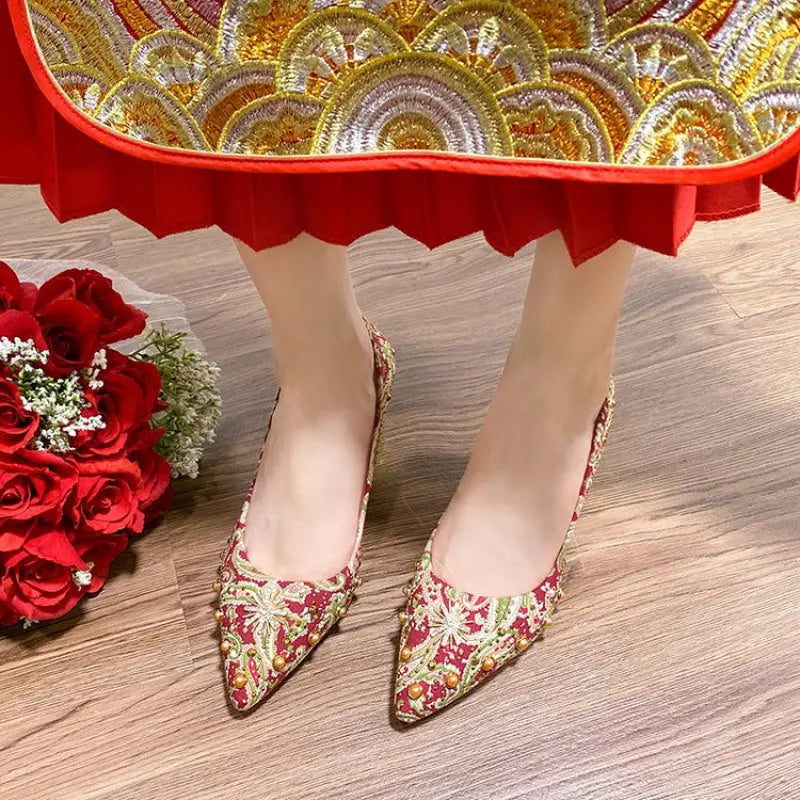 Whisper of Tradition: Bridal Shoes with a Story